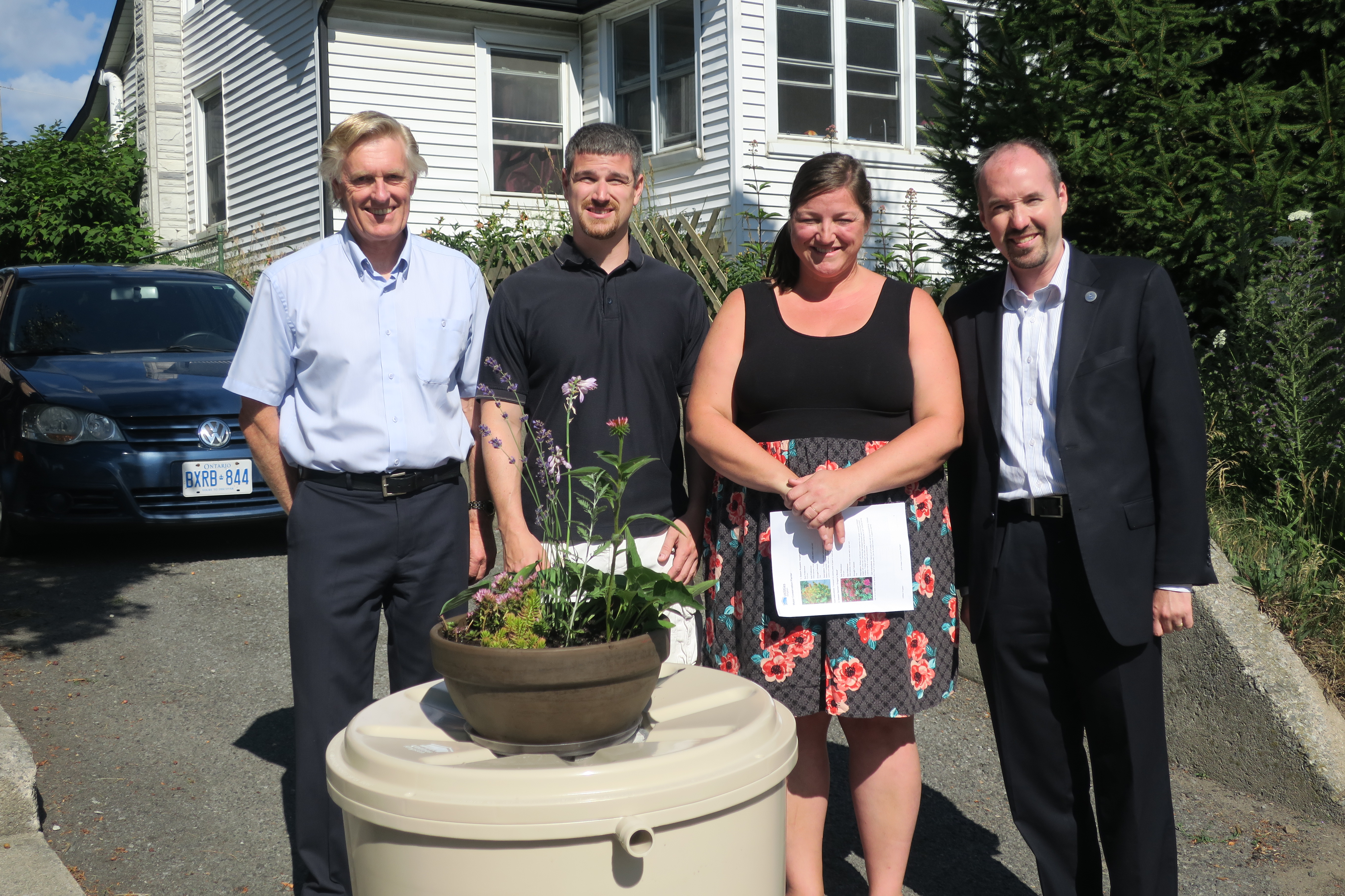 The ten thousandth rain barrel is delivered to our customers