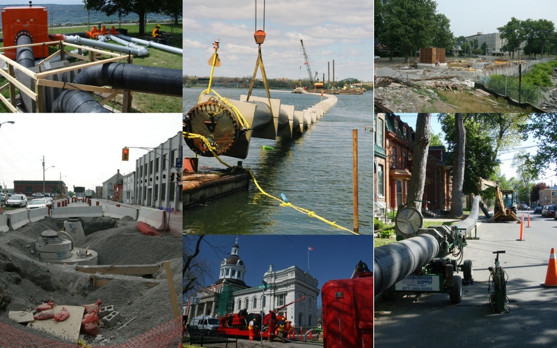 Construction projects in Kingston that contributed to reducing sewer overflows