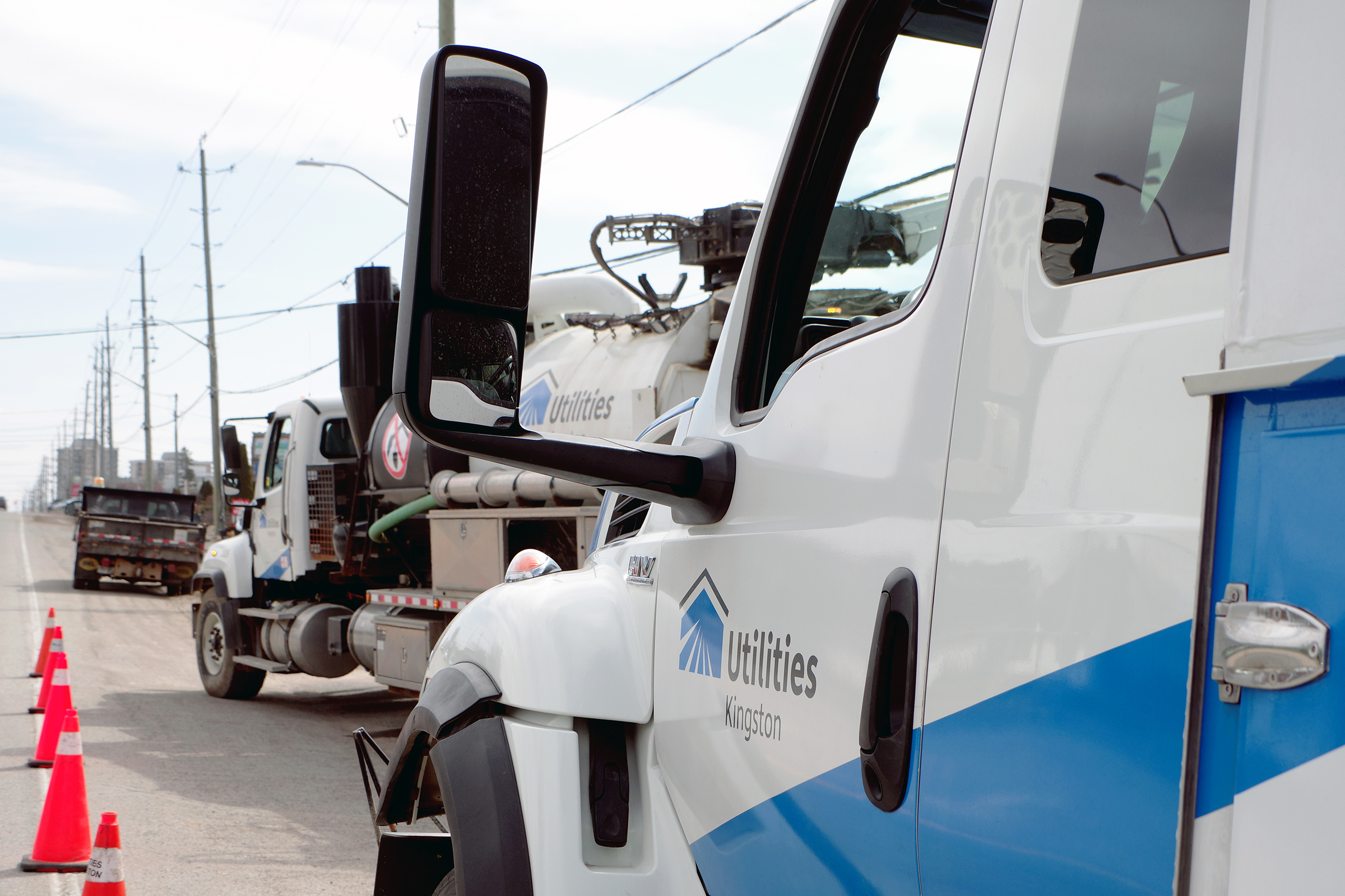 Sewer main repair underway on Bath Road