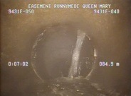 leaky sewer joint